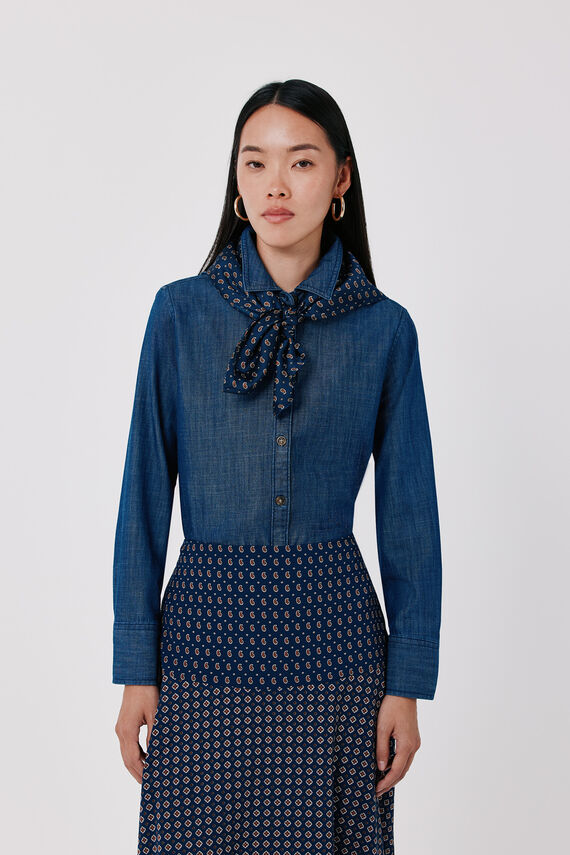 Camisa vaquera pañuelo