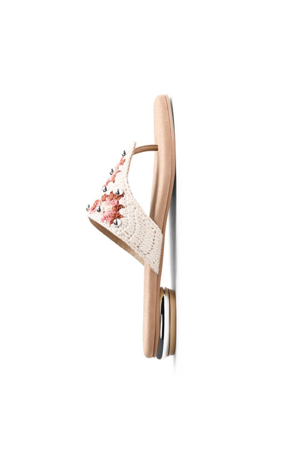 Gioseppo Sand&aacute;lias em crochet com tachas Isiolo Tostado