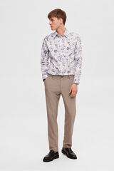 Selected Calça formais slim fit. Tostado