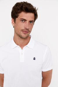 Cortefiel Essential polo shirt White