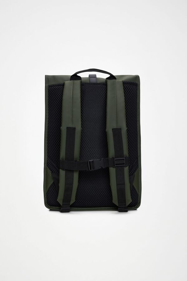 Rains Mochila rolltop imperme&aacute;vel Verde