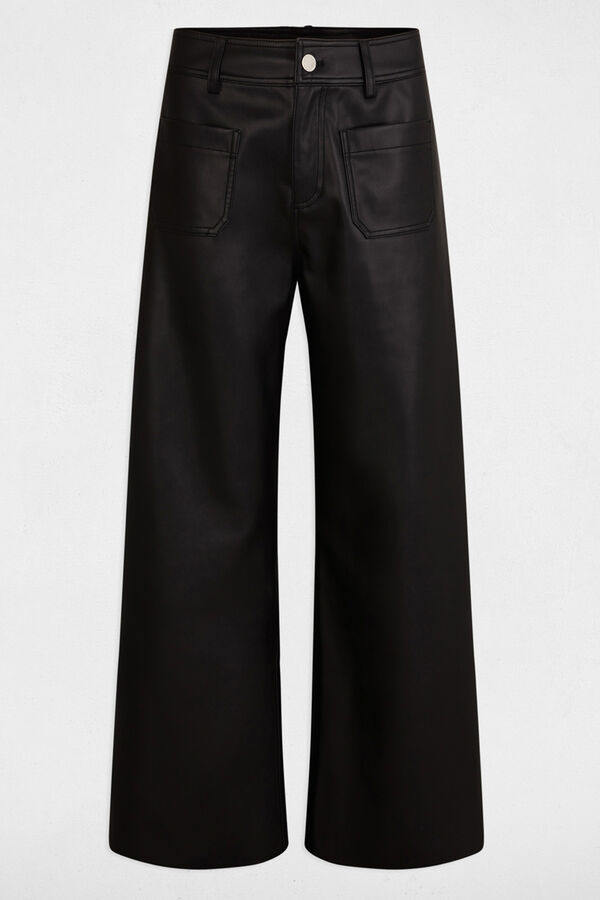 Morgan Calça de couro sintético Preto