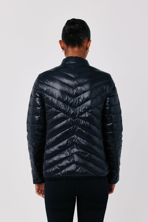 Cortefiel Reversible down puffer jacket Black