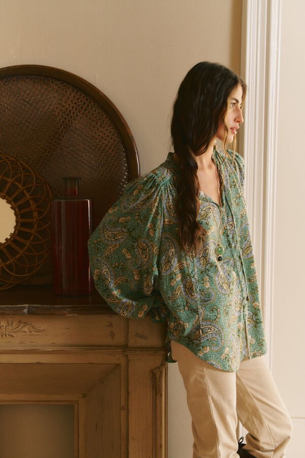 Jaase Blusa estampada Clara Verde