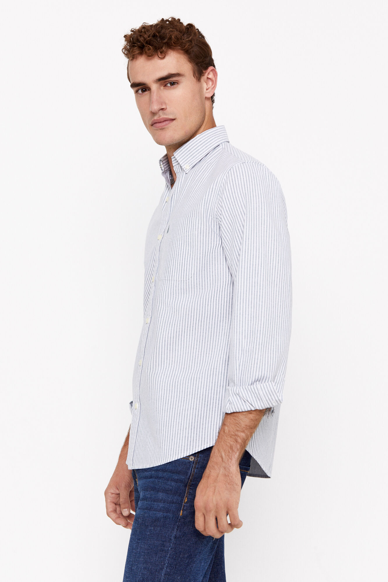 Camisa blanca new arrivals hombre cortefiel