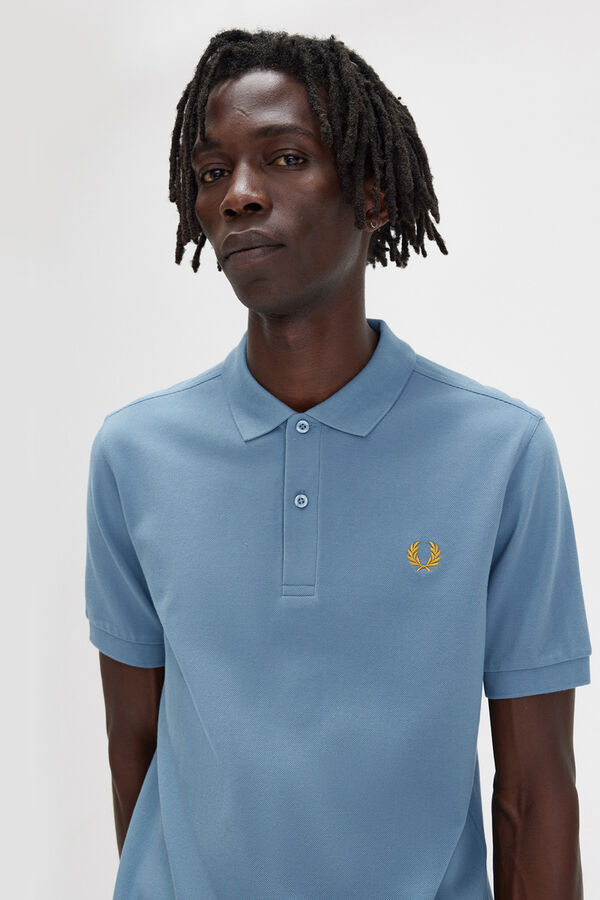 Cortefiel Fred Perry polo shirt Blue