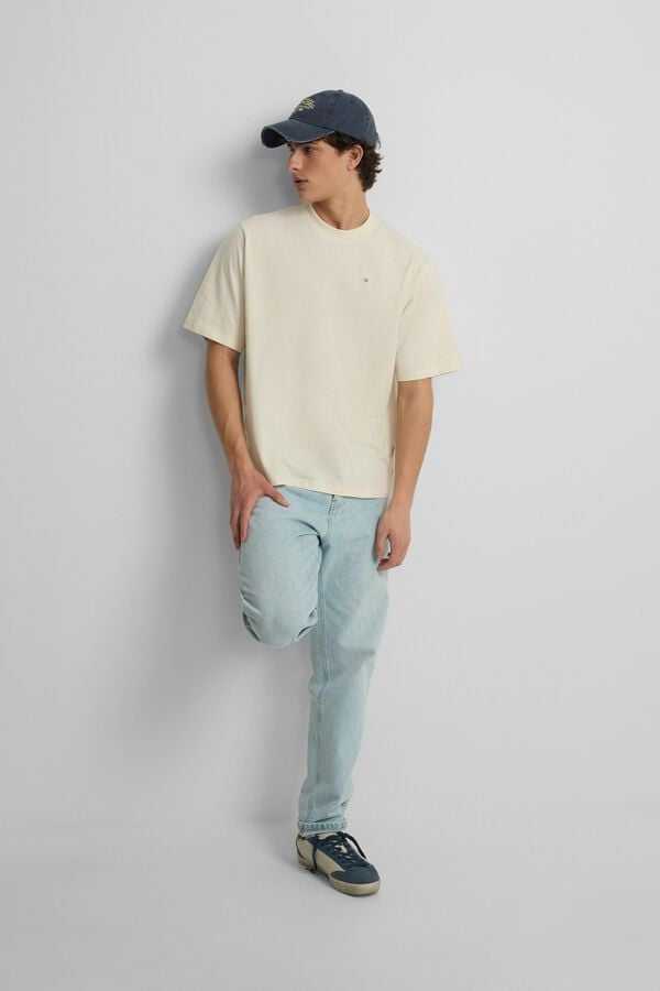 Silbon T-shirt special fit le champs Ecru