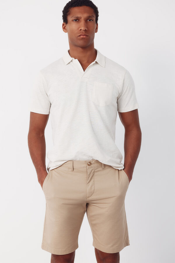Cortefiel Chino Bermuda shorts Beige