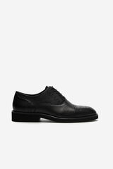 Cortefiel Urban rubber sole shoe Black