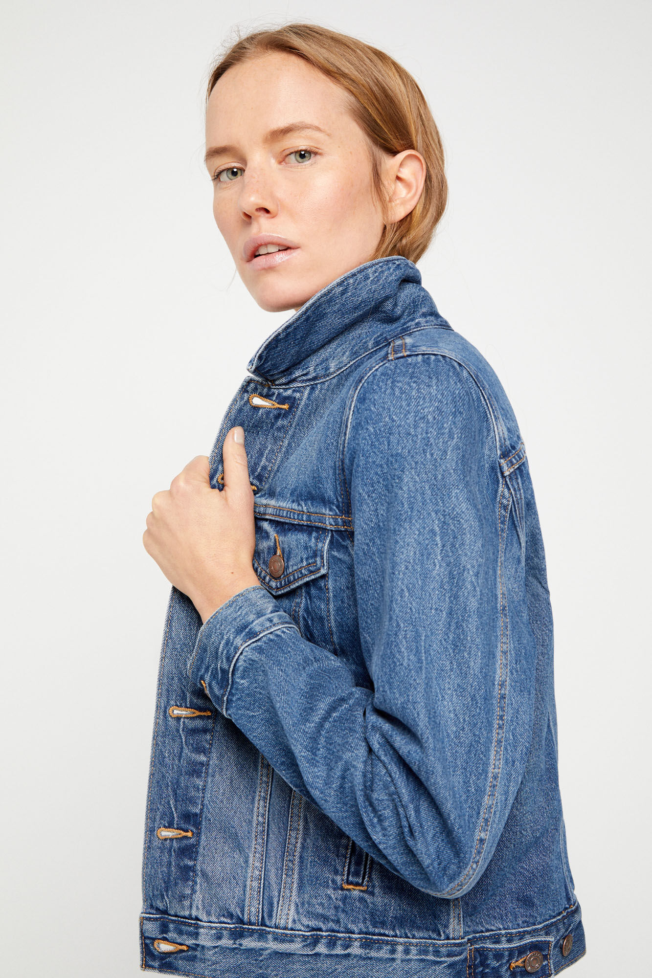 Cazadora Levi s vaquera Trucker original Chaquetas de mujer Cortefiel