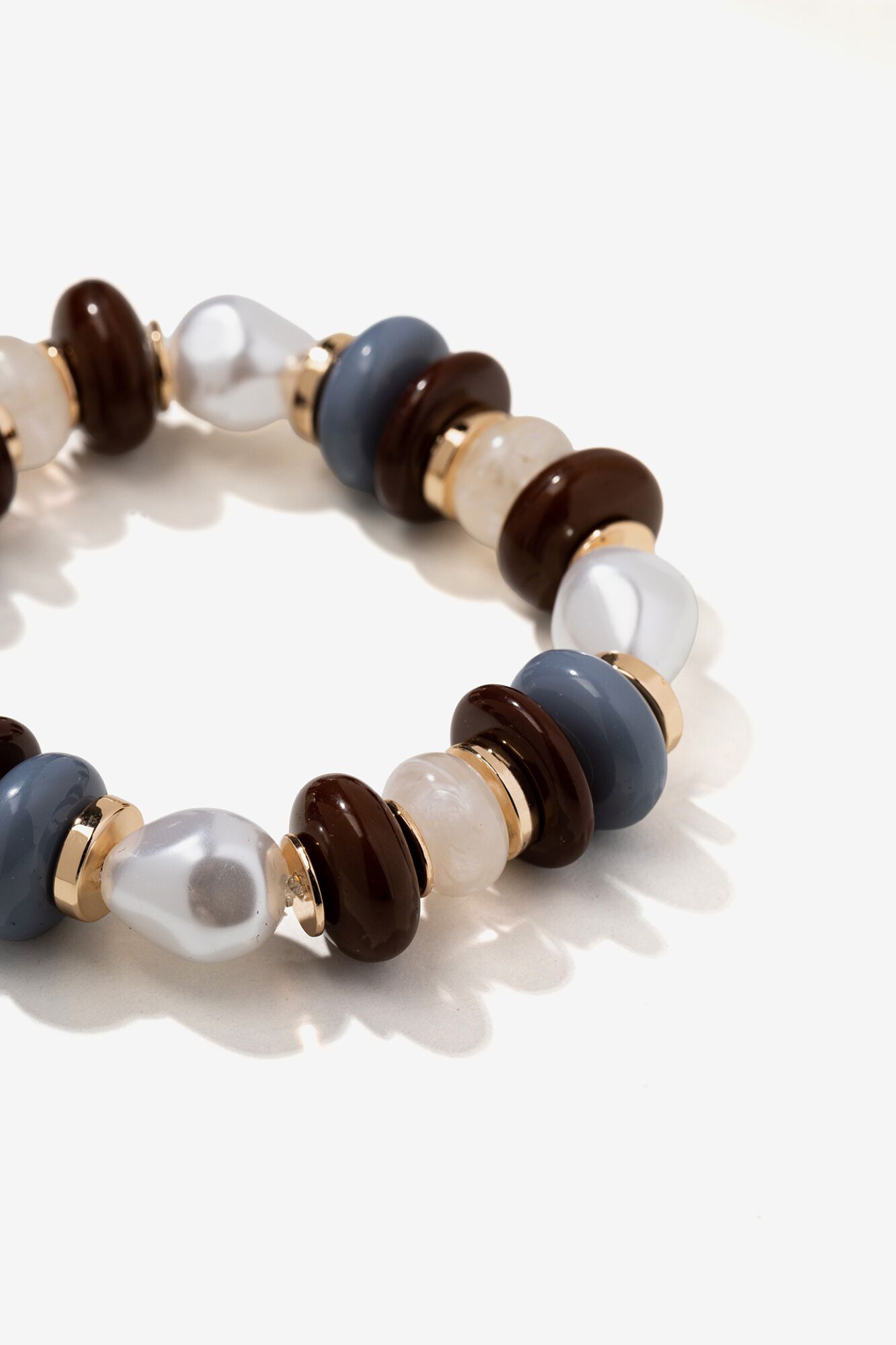 Vilanova Pulsera de Cuentas Tricolor