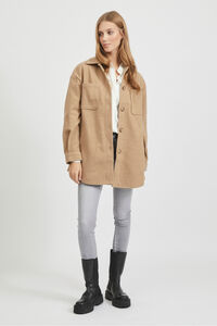 Cortefiel Women's cloth jacket Brown