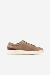 Cortefiel leather sneaker Beige