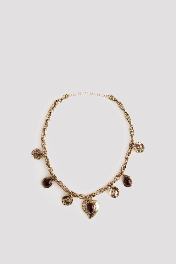 Cadena charms corazón