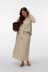 Vero Moda Curve Saia de linho 7/8 tamanho grande