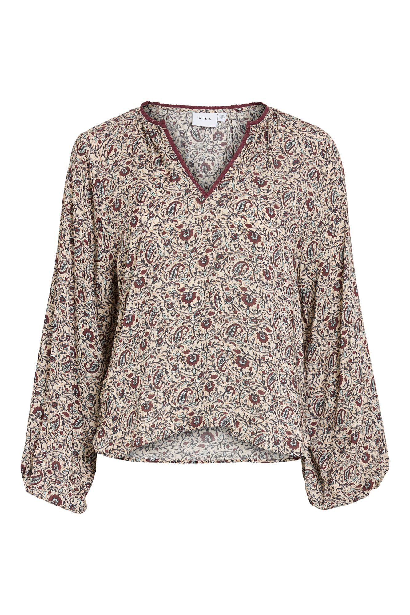 Vila Blusa estampada paisley