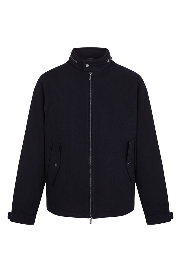 Cortefiel Wool jacket Navy