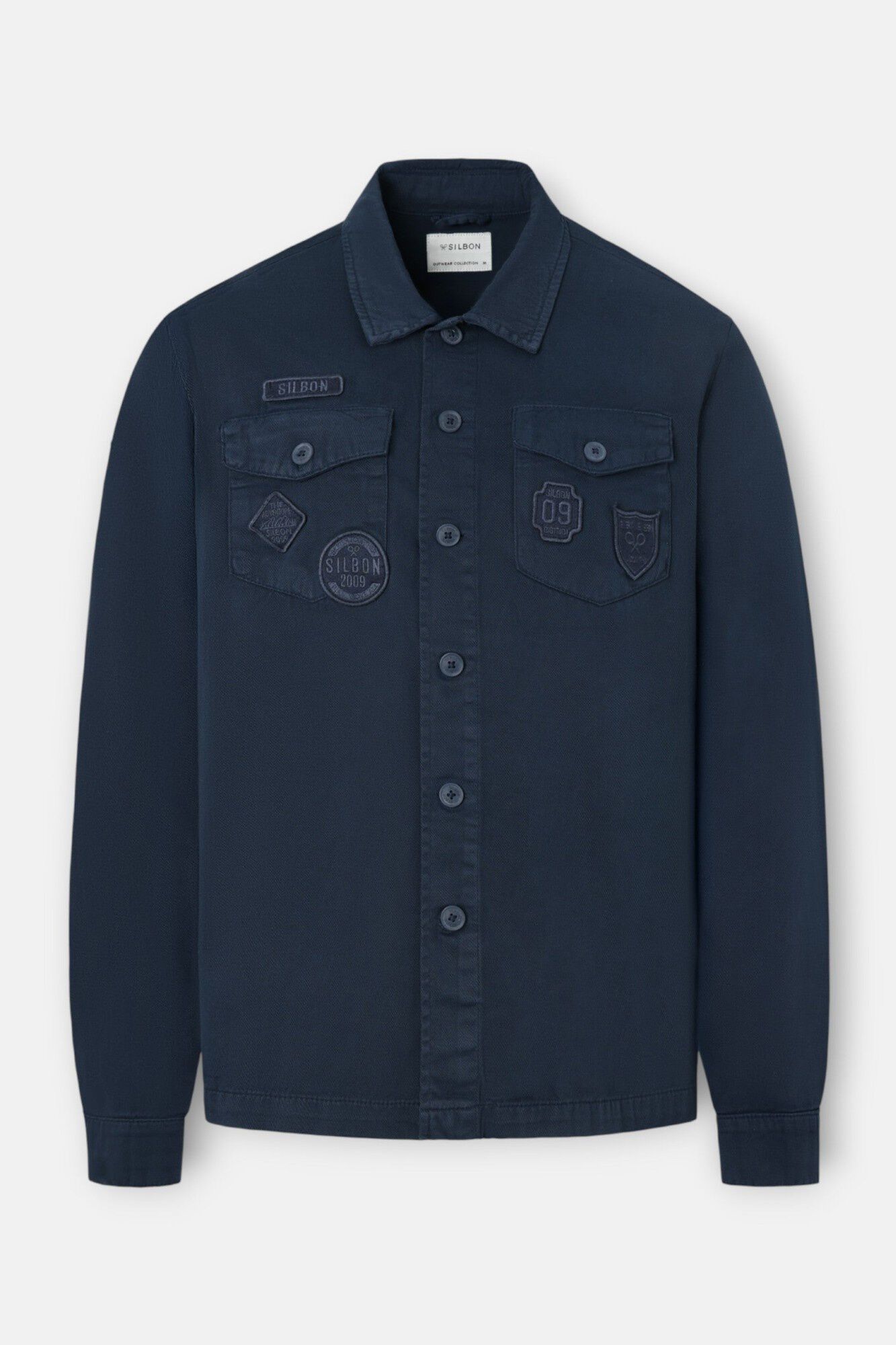 Silbon Sobrecamisa com remendos
