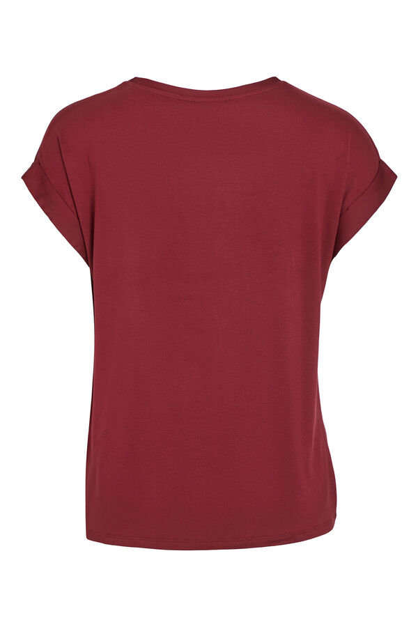 Vila Top de manga curta acetinada Granada