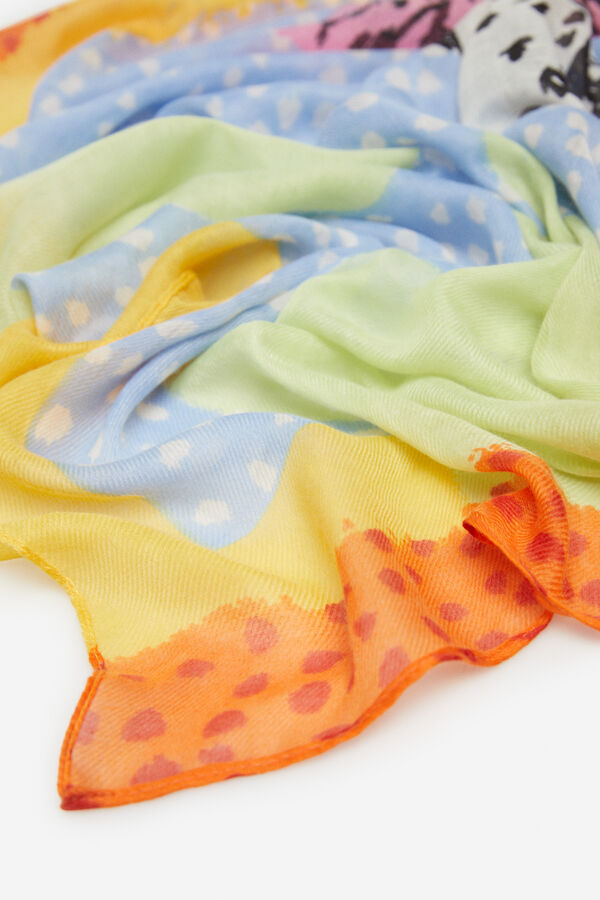 Cortefiel Animal print scarf Multicolour