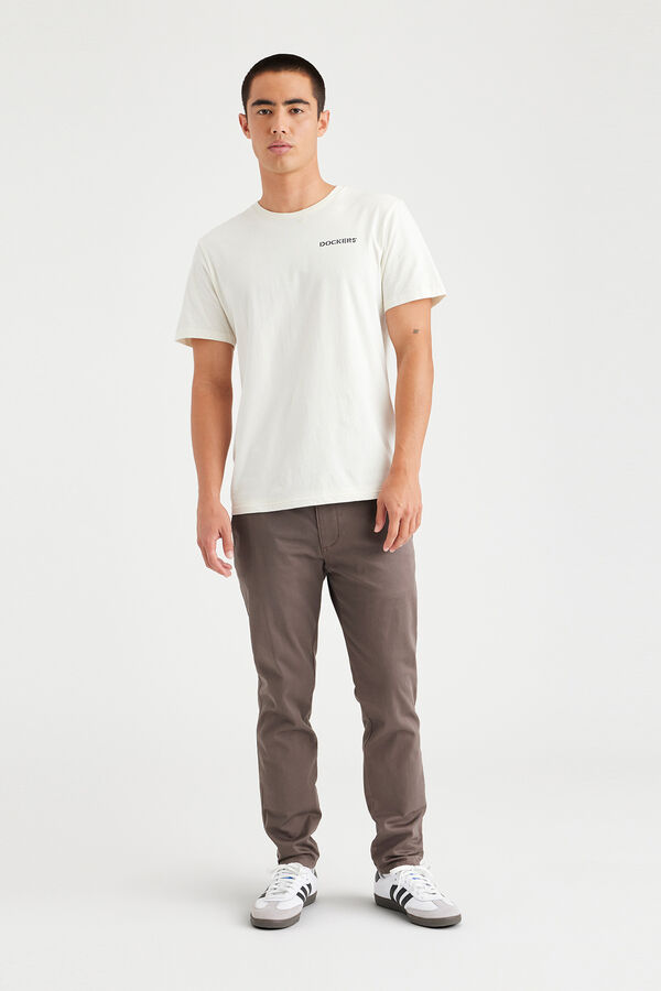 Cortefiel Casual Chino Pants Brown