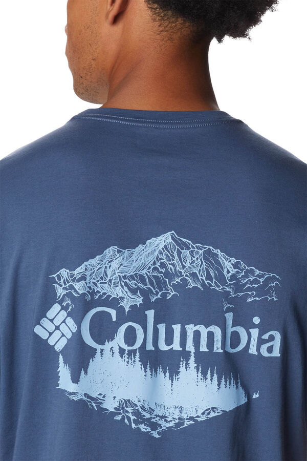Cortefiel Short-sleeved Columbia Rockaway River T-shirt™  Blue