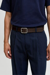 Jack & Jones Cinto com fivela de metal Castanho