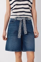 Cortefiel Denim Bermuda shorts Blue