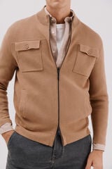 Cortefiel Christmas jersey-knit  Camel