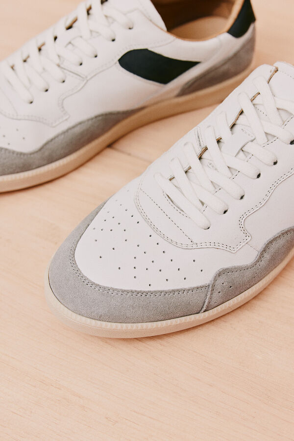 OOTO Zapatilla piel Blanco