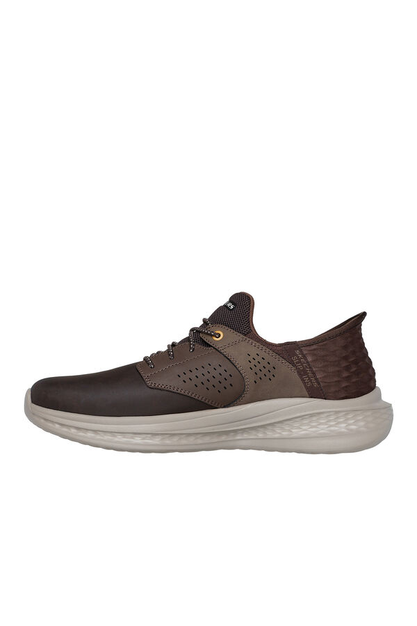 Skechers Chinelos de quarto Slade Castanho