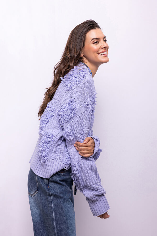 Object Jersey punto patchwork Azul