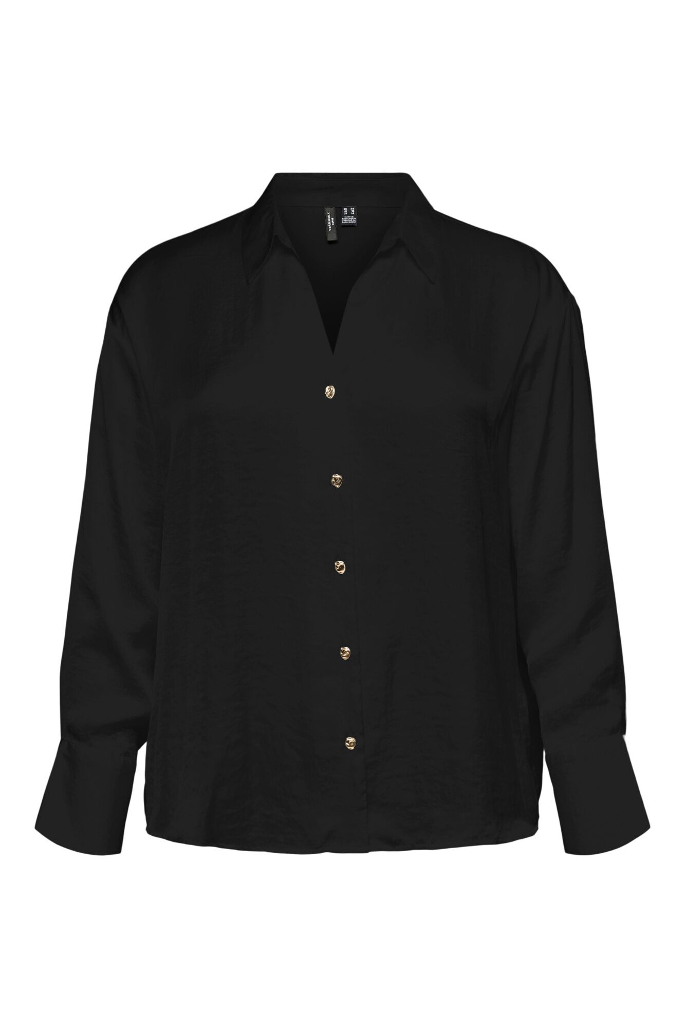 Vero Moda Curve Camisa satinada cuello pico