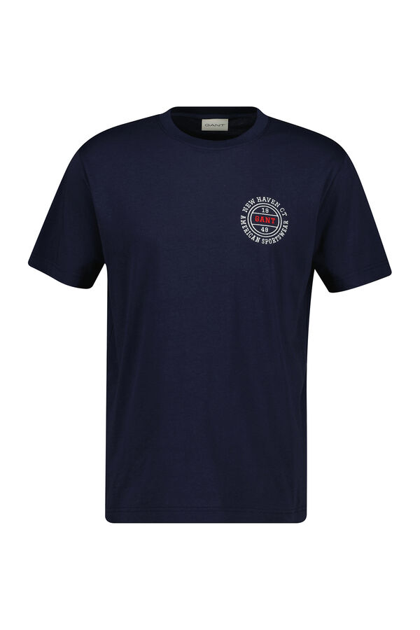 Gant T-shirt gr&aacute;fica Azul