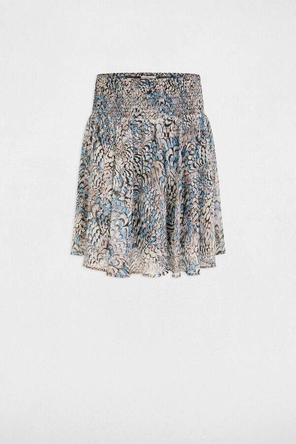 Morgan Saia skater curta Multicolorido