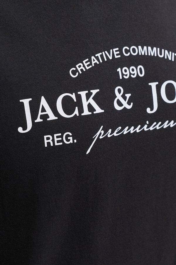 Jack & Jones Cotton regular fit T-shirt Black