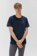 elPulpo T-shirt com logo bordado Azul