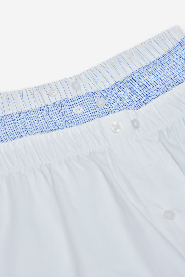 Cortefiel 3-pack woven boxers White