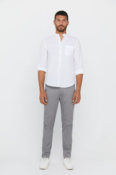 Cortefiel Lightweight Slim chino trousers Gray