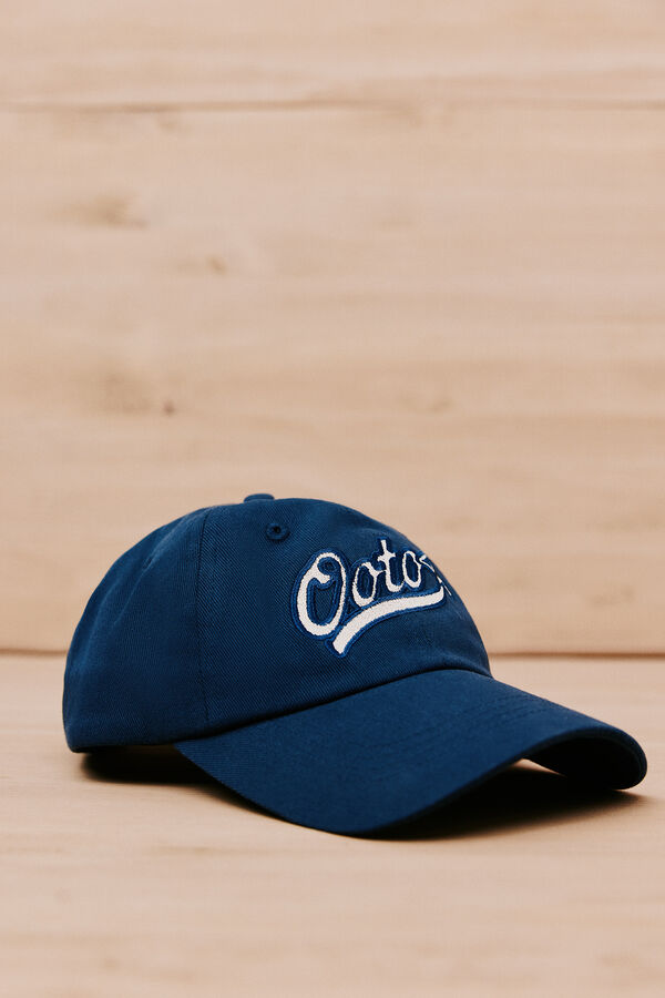 OOTO Bon&eacute; de viseira t&ecirc;xtil Azul