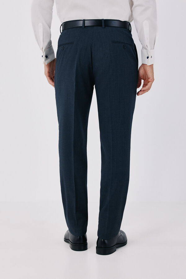 Cortefiel Twill smart fabric blazer Dark grey