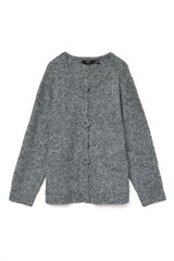 Vero Moda Curve Casaco de malha de malha curva Cinzento