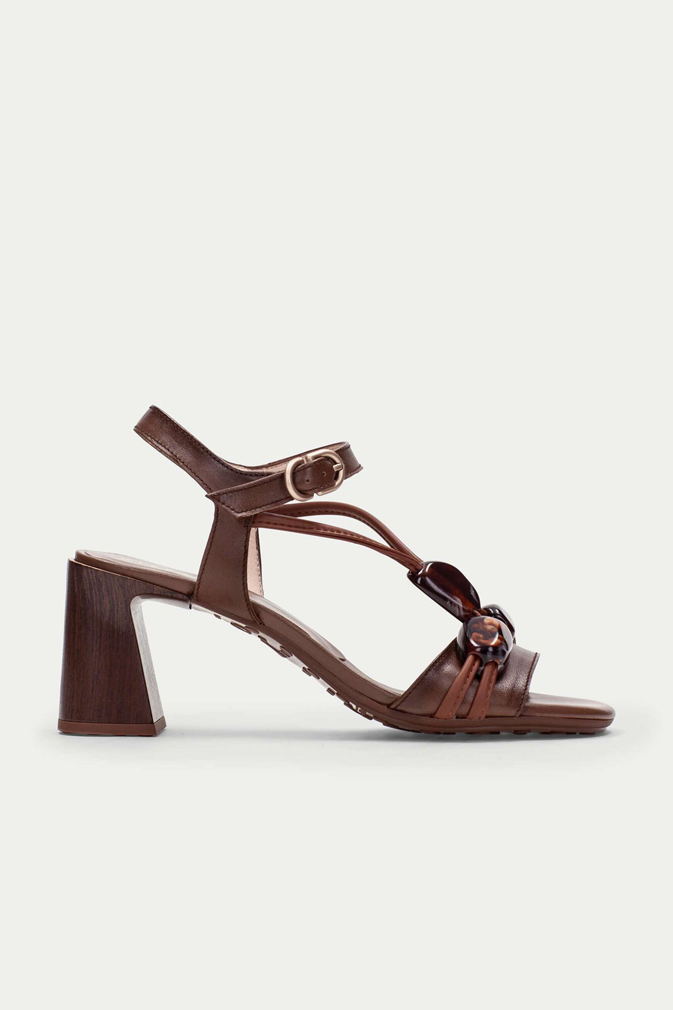 Hispanitas Sandalia con adorno de piedras