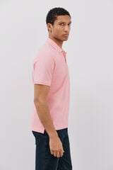 Cortefiel Basic piqué polo shirt Coral