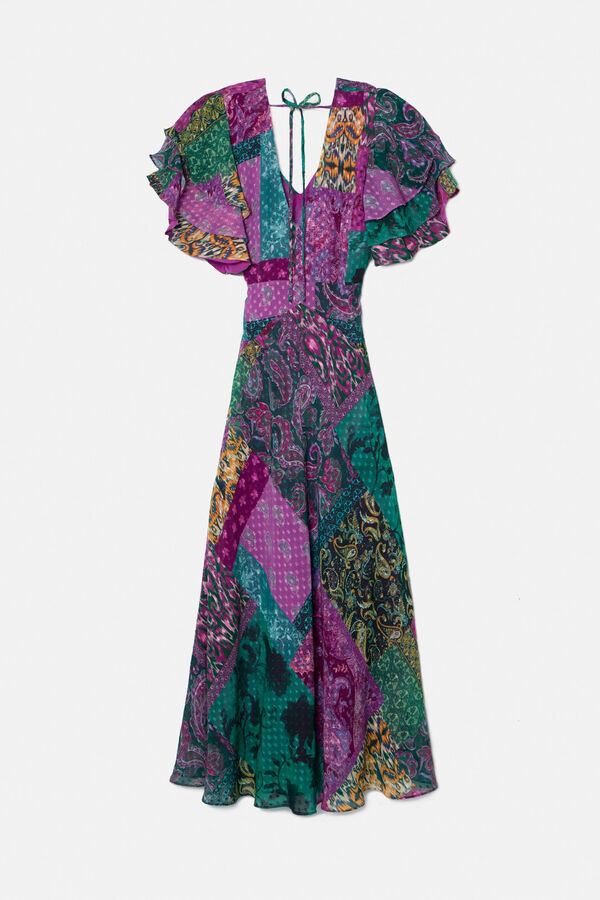 Cortefiel Printed Danza Event Collection dress Multicolour