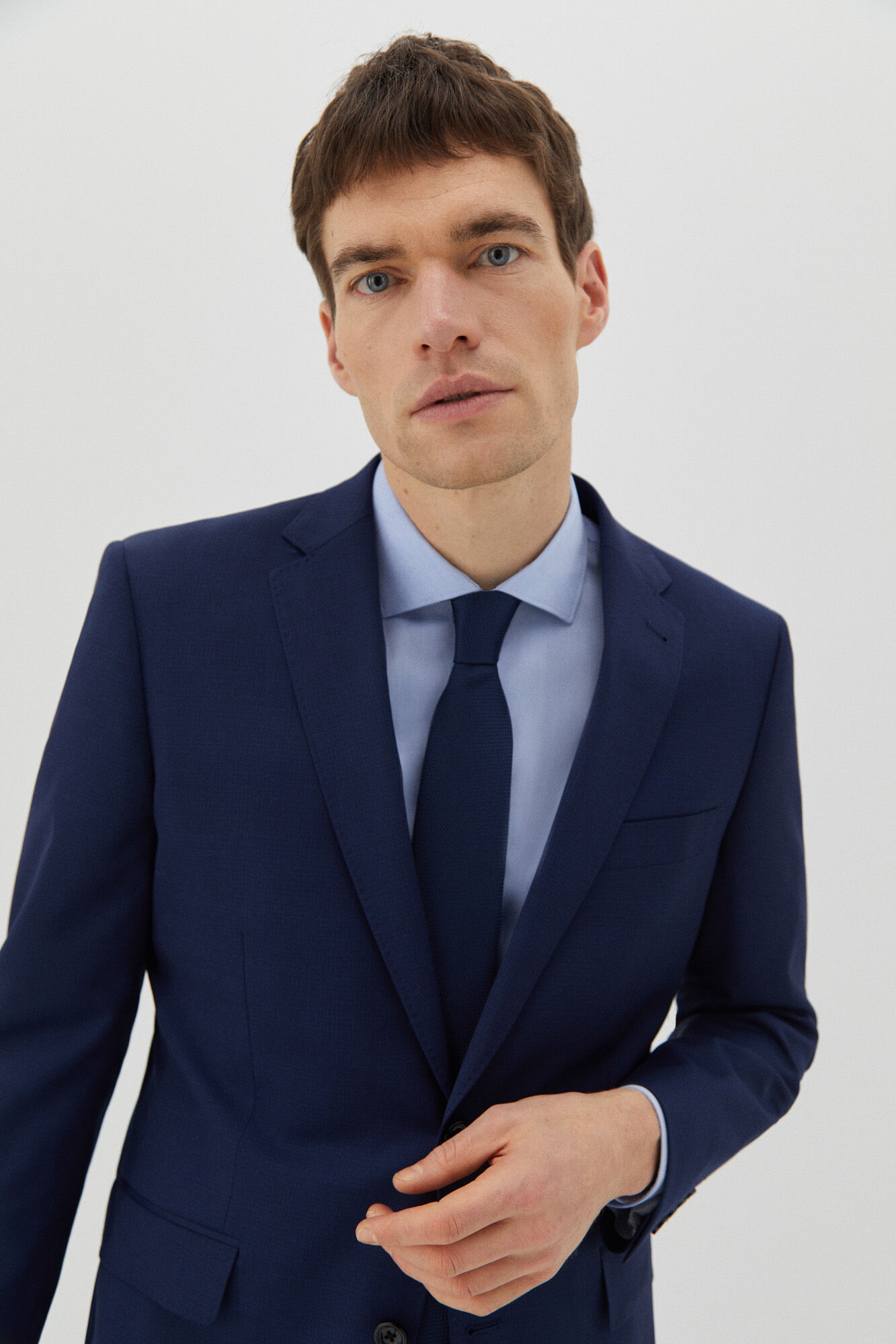 Checked tailored fit blazer Men s blazers Cortefiel