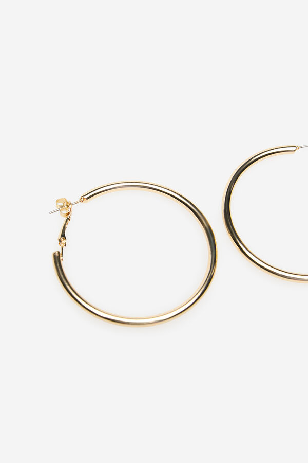 Cortefiel Classic gold hoop Gold