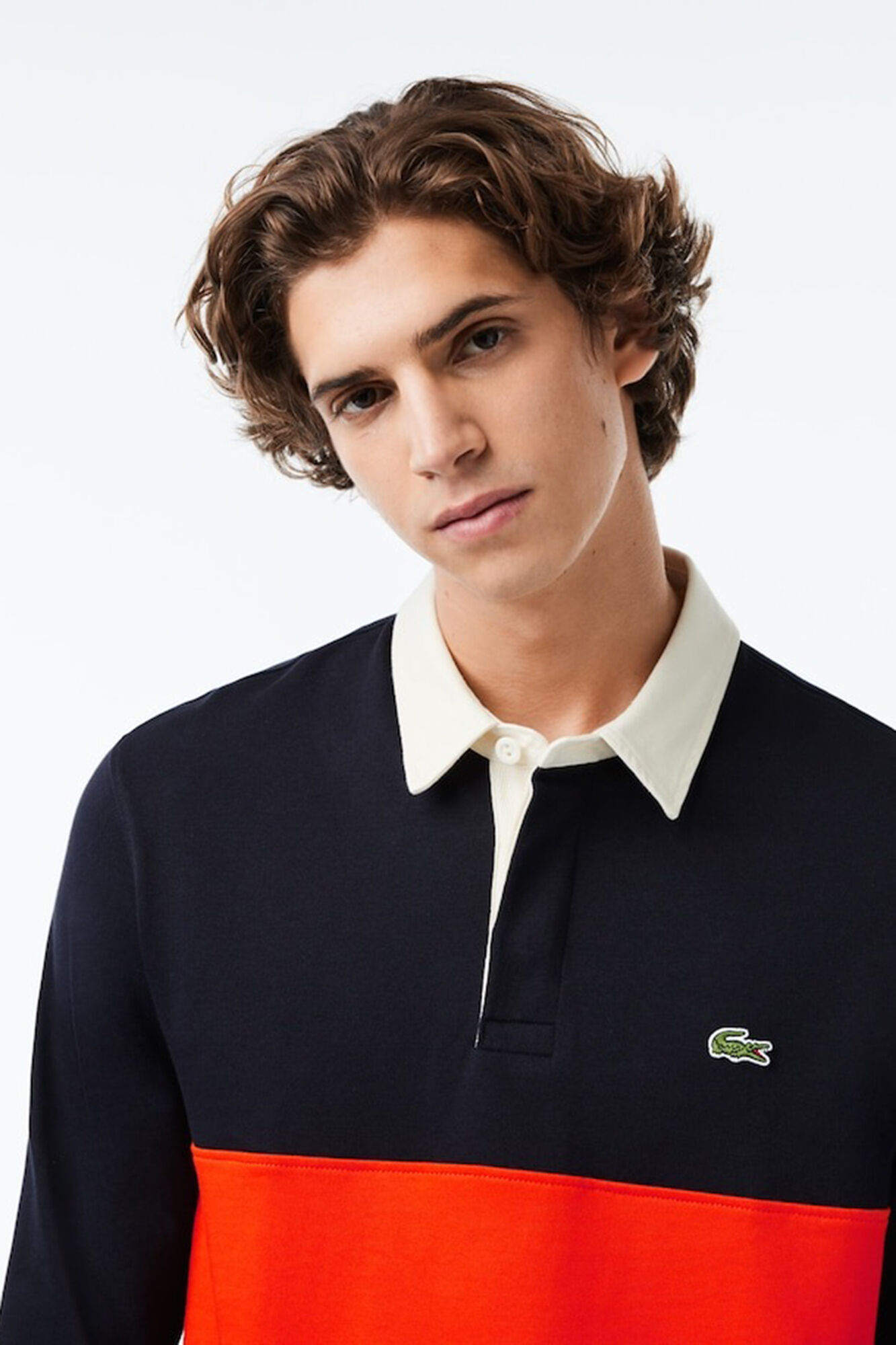 Polo de rugby de algodon con diseno color block para hombre Polos de hombre Cortefiel
