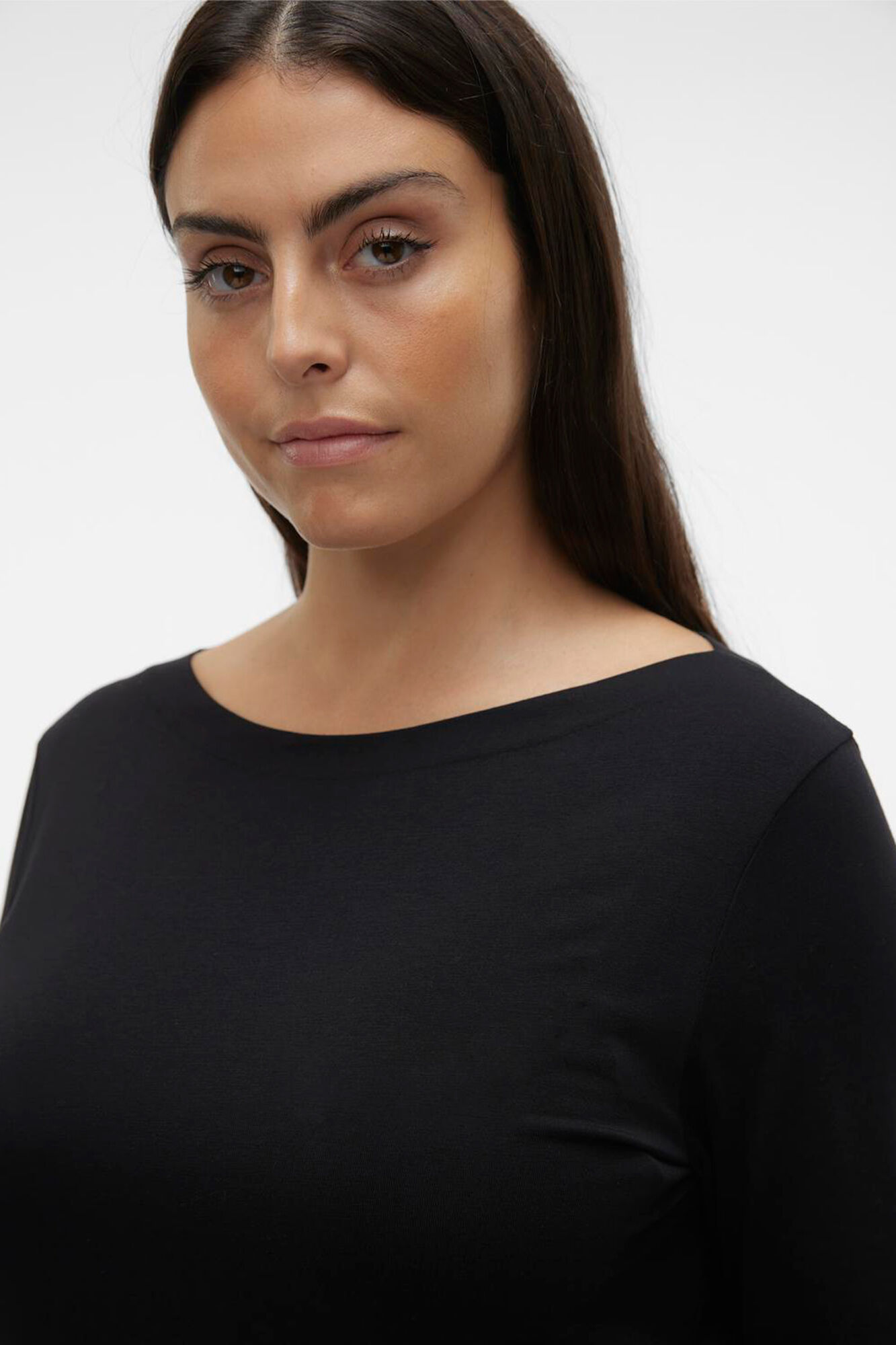 Vero Moda Curve T-shirt b&aacute;sica tamanho grande