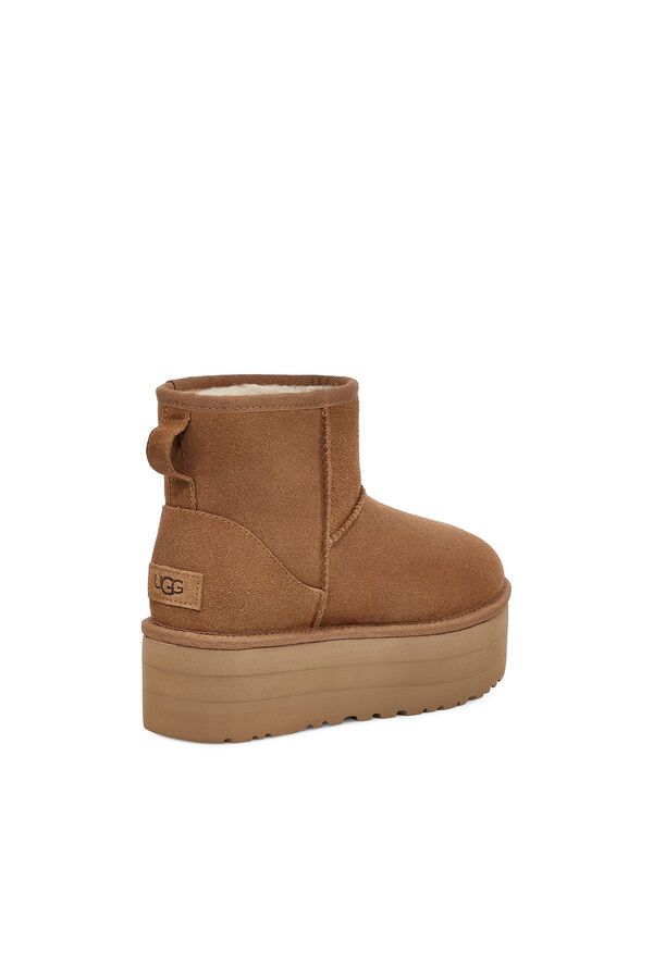 Ugg Bota feminina clássica Mini Platform Castanho